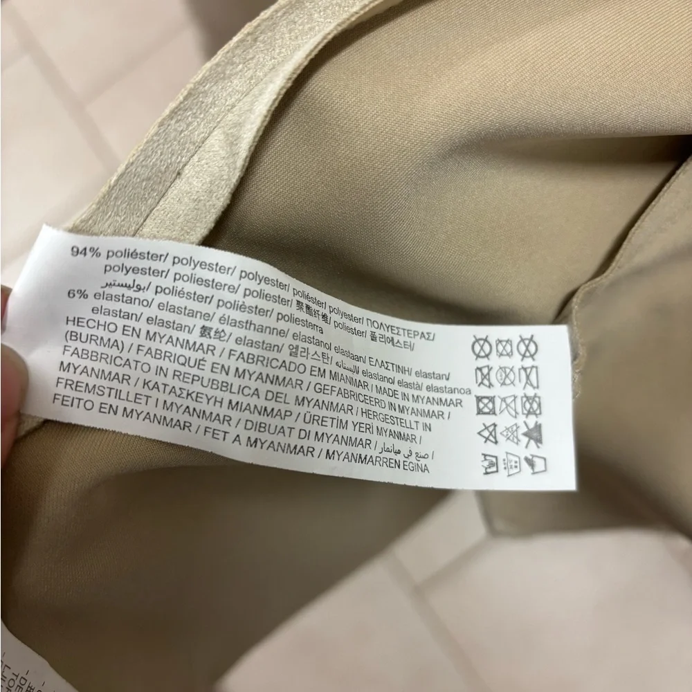 Pull&Bear Tan Trench Coat Classic Tailored Design - Picture 6 of 7